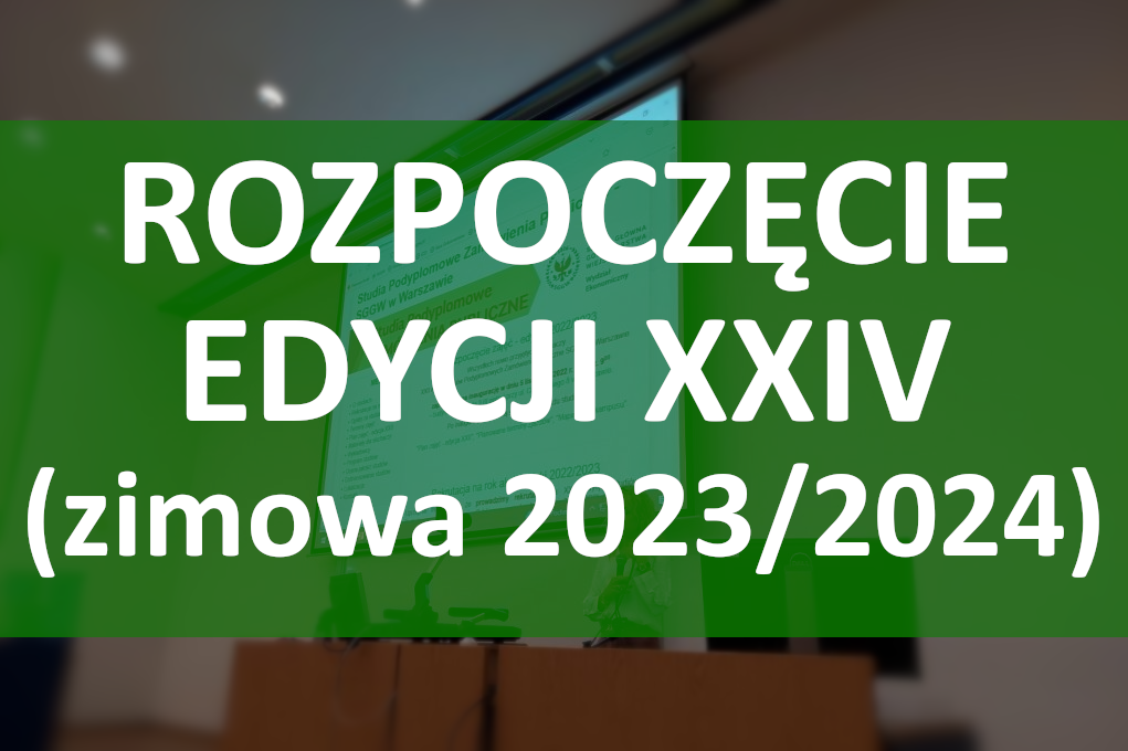 Rozpoczęcie zajęć online - Studia Prawo Zamówień Publicznych - edycja zimowa 2023/2024